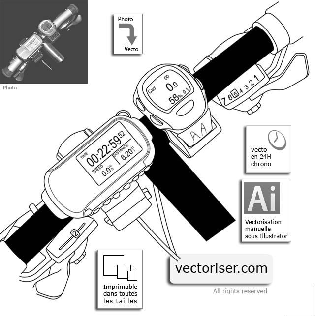 vectorisation 2D d'après photo